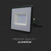 V-TAC E-széria LED reflektor 50W természetes fehér, fekete házzal - SKU 215959