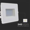 V-TAC E-széria LED reflektor 50W meleg fehér, fehér házzal - SKU 215961