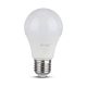 V-TAC 8.5W E27 meleg fehér A60 LED égő csomag (3 db) - SKU 217240