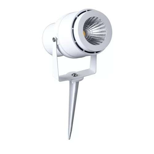 V-TAC 12W, fehér, földbe szúrható talajlámpa, IP65, természetes fehér - SKU 217548