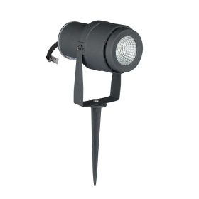   V-TAC 12W, szürke, földbe szúrható talajlámpa, IP65, természetes fehér - SKU 217551