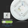 V-TAC 36W csillagos, mennyezeti LED lámpa, o50 cm, változtatható szinhőmérséklettel - SKU 217608