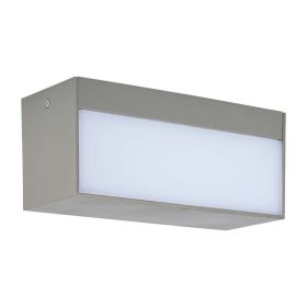  V-TAC 12W kültéri, téglatest alakú, fali LED lámpa természetes fehér - SKU 218243