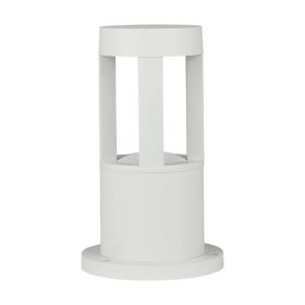   V-TAC 10W kültéri COB LED lámpa oszlop 25 cm, természetes fehér, fehér házzal, 100 Lm/W - SKU 128317