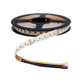   V-TAC 24V RGB+CCT IP65 LED szalag, SMD 5050, 60 LED/m - SKU 2896