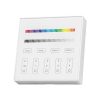 V-TAC RGB+W, fali 4 zónás rádiófrekvenciás LED szalag távirányító - SKU 2917