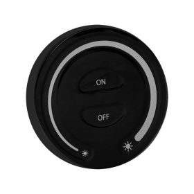   V-TAC Egyszínű, 1 zónás rádiófrekvenciás LED szalag érintésvezérlésű távirányító, fekete - SKU 2920