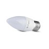 V-TAC 4.5W E27 hideg fehér C37 LED gyertya égő - SKU 2143441