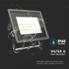 V-TAC F-széria mini LED reflektor 10W meleg fehér, fekete házzal - SKU 6727