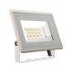 V-TAC F-széria mini LED reflektor 10W meleg fehér, fehér házzal - SKU 6730