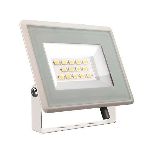 V-TAC F-széria mini LED reflektor 10W természetes fehér, fehér házzal - SKU 6731