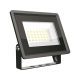 V-TAC F-széria LED reflektor 20W meleg fehér, fekete házzal - SKU 6737