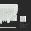 V-TAC F-széria LED reflektor 20W természetes fehér, fehér házzal - SKU 6741