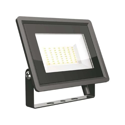 V-TAC F-széria LED reflektor 50W meleg fehér, fekete házzal - SKU 6749