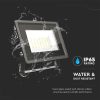 V-TAC F-széria LED reflektor 50W meleg fehér, fekete házzal - SKU 6749