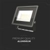 V-TAC F-széria LED reflektor 50W meleg fehér, fekete házzal - SKU 6749