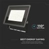 V-TAC F-széria LED reflektor 100W hideg fehér, fekete házzal - SKU 6723