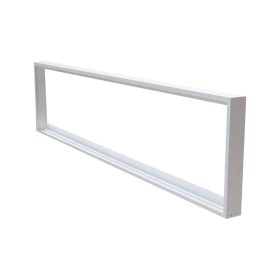   V-TAC mennyezetre szerelhető fehér DIY műanyag LED panel keret 120x30cm - SKU 6708