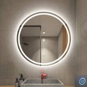   V-TAC 25W kerek tükör LED világítással, változtatható színhőmérséklet - SKU 2140491