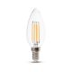 V-TAC 4W E14 meleg fehér dimmelhető filament gyertya LED égő - SKU 2870