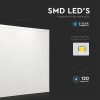 V-TAC süllyeszthető LED panel hideg fehér 36W 60 x 60cm, 120 Lm/W, Back-Lit - SKU 216707