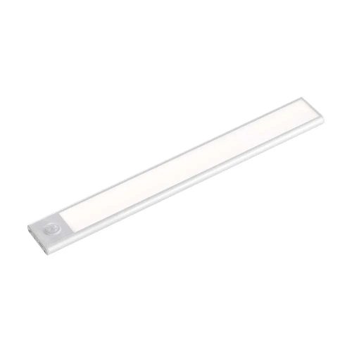 V-TAC 1.5W, 2in1 akkumulátoros LED bútorvilágítás, természetes fehér, ezüst házzal, 30 cm - SKU 2958