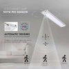 V-TAC 1.5W, 2in1 akkumulátoros LED bútorvilágítás, természetes fehér, ezüst házzal, 30 cm - SKU 2958