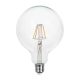 V-TAC 10W E27 meleg fehér filament G125 LED égő - SKU 214422