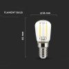 V-TAC 2W E14 meleg fehér filament ST26 LED égő - SKU 214444