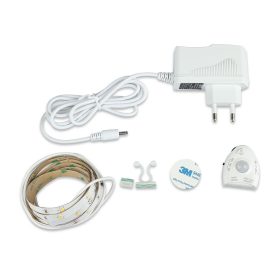   V-TAC dimmelhető LED szalag szett mozgásérzékelővel SMD 2835, 30 db/m természetes fehér - SKU 212549