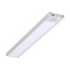 V-TAC 2W, 2in1 akkumulátoros LED bútorvilágítás, természetes fehér, ezüst házzal, 40 cm - SKU 2962