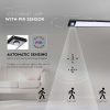 V-TAC 2W, 2in1 akkumulátoros LED bútorvilágítás, természetes fehér, fekete házzal, 40 cm - SKU 2963