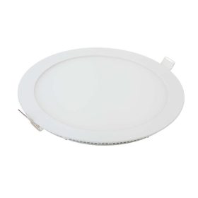   V-TAC süllyeszthető kerek fémházas LED panel 12W meleg fehér - SKU 214857