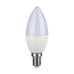 V-TAC 2.9W E14 hideg fehér C37 LED gyertya égő - SKU 2986