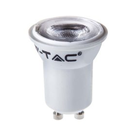   V-TAC kisfejű GU10 LED spot égő 2W hideg fehér 38°, o35mm széles - SKU 21871