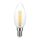 V-TAC 4W E14 meleg fehér dimmelhető filament C35 LED csavart gyertya égő - SKU 214367