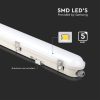 V-TAC LED lámpa 150cm 48W IP65 természetes fehér, fehér fedlap, 120 Lm/W (M-széria) - SKU 2120215
