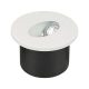 V-TAC 3W beltéri COB LED lépcsővilágítás, kerek, meleg fehér, 90 Lm/W - SKU 211207