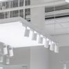 V-TAC LED 10°-os sínes spotlámpa állítható szöggel, 35W hideg fehér - SKU 211257