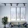 V-TAC LED 10°-os sínes spotlámpa, mozgatható fejjel, 35W természetes fehér - SKU 211286