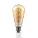 V-TAC 4.8W borostyán E27 filament ST64 LED égő, 1800K - SKU 217218