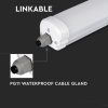 V-TAC armatúra, LED lámpa 150cm 32W IP65 hideg fehér, 160 Lm/W (GX-széria) - SKU 216484