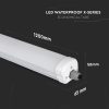 V-TAC armatúra, LED lámpa 120cm 24W IP65 természetes fehér, 160 Lm/W (GX-széria) - SKU 216485
