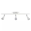 V-TAC háromfejű 13.5W beltéri fehér fali LED lámpa, természetes fehér, 90 Lm/W - SKU 218272