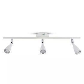   V-TAC háromfejű 13.5W beltéri fehér fali LED lámpa, természetes fehér, 90 Lm/W - SKU 218272