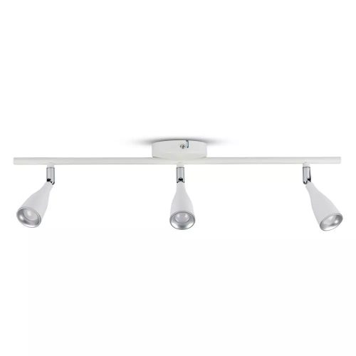V-TAC háromfejű 13.5W beltéri fehér fali LED lámpa, természetes fehér, 90 Lm/W - SKU 218272