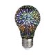 V-TAC 3W E27 3D hatású filament A60 LED égő - SKU 212704