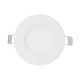 V-TAC süllyeszthető kerek fémházas LED panel 3W meleg fehér - SKU 216292