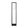V-TAC 10W kültéri LED lámpa oszlop 80 cm, természetes fehér, fekete házzal - SKU 2120114
