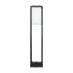 V-TAC 10W kültéri LED lámpa oszlop 80 cm, természetes fehér, fekete házzal - SKU 2120114